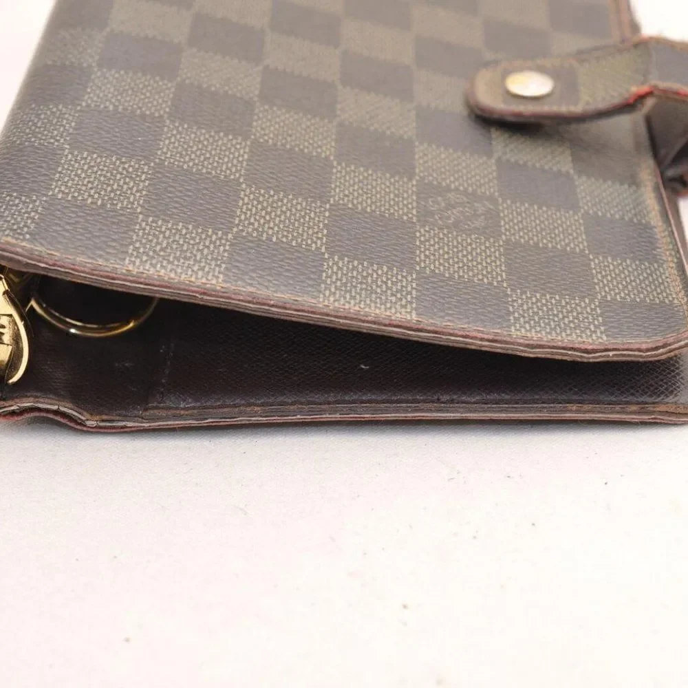 LOUIS VUITTON Damier Ebene Medium Ring Agenda MM - Picture 5 of 12